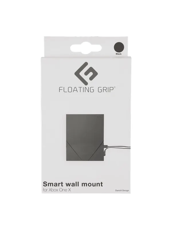 Floating Grip Xbox One X wall mount - Black - Max 10 kg - recommended for