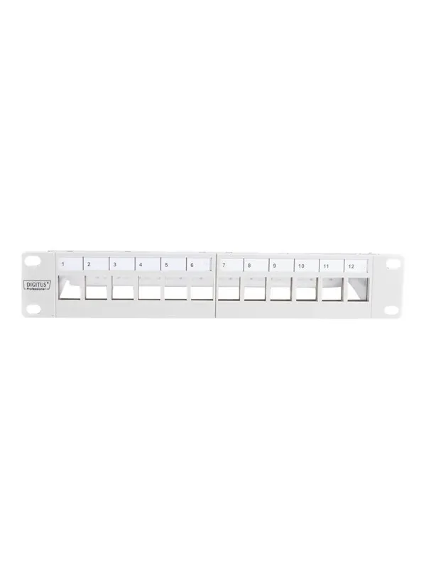 DIGITUS DN-91419 - 12-Port Modular Patch Panel