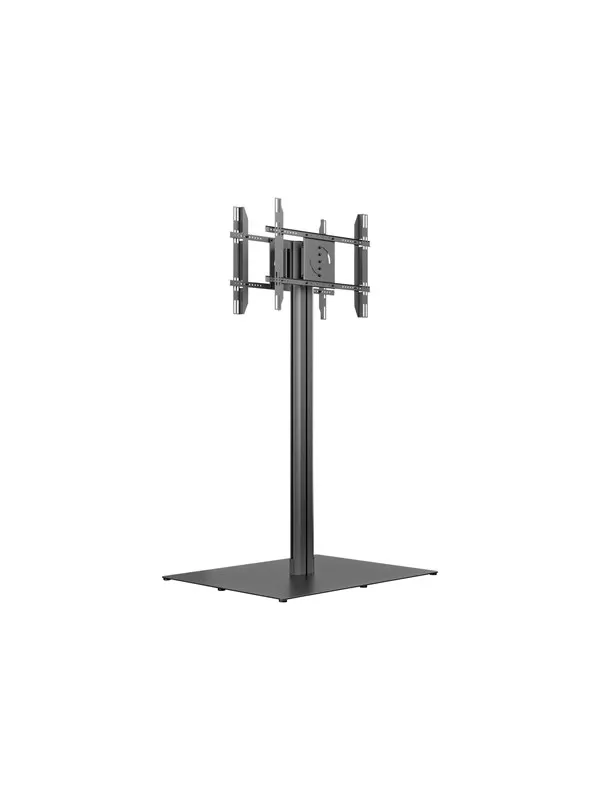 Multibrackets M Public Display Stand 180 HD Back to Back Black w. Floorbase - Max 75 kg - recommended for 80"