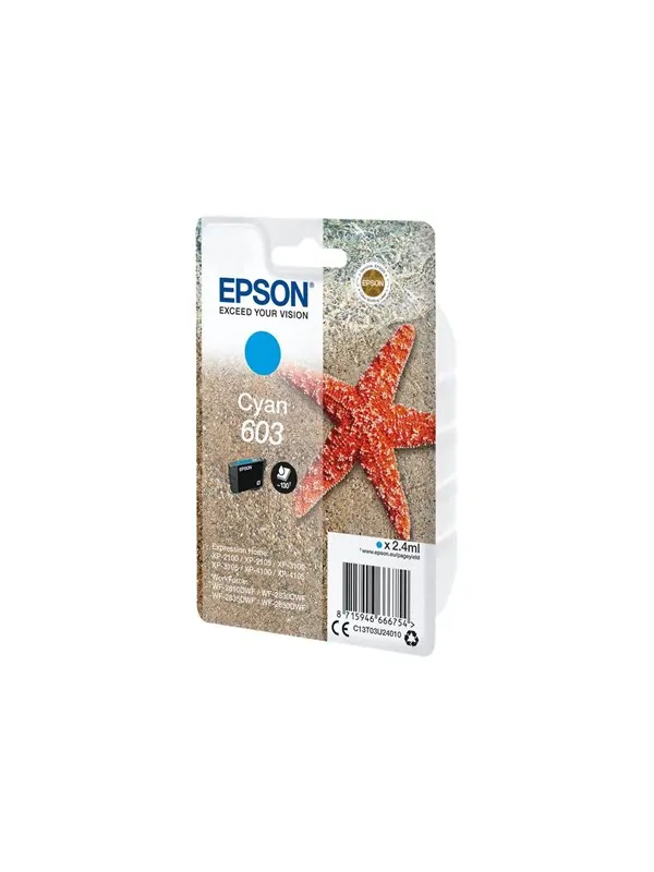 Epson 603 - cyan - original - ink cartridge