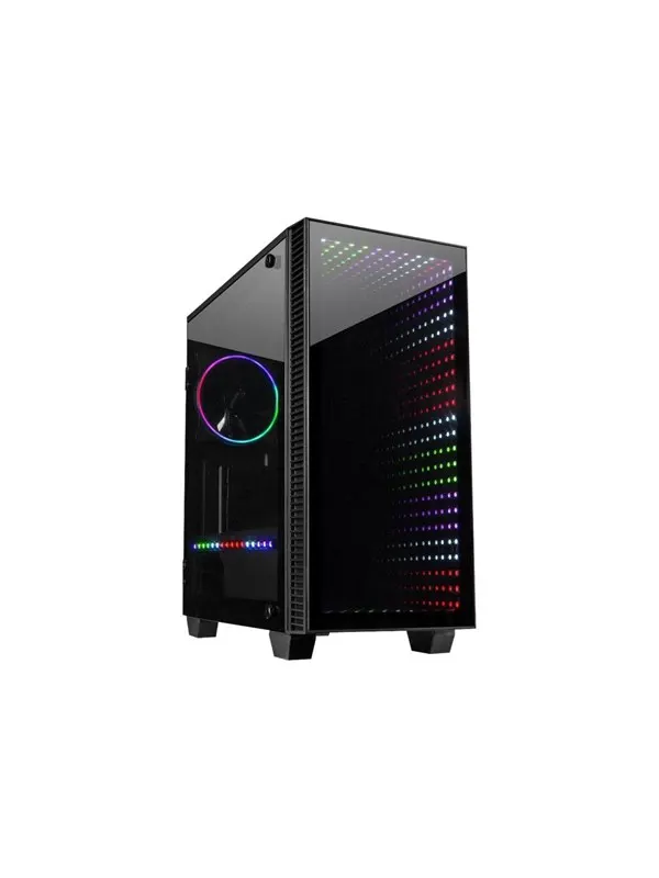 Inter-Tech X-608 Infinity Micro - Chassi - Tower - Svart