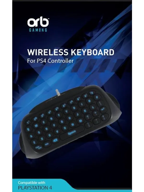 Orb PlayStation 4 Controller Keyboard - Wireless Keyboard - Sony PlayStation 4