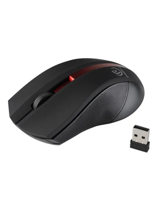 Rebeltec Galaxy - mouse - 2.4 GHz - red - Mouse - Optic - 3 knappar - Röd