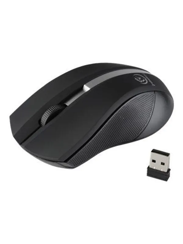 Rebeltec Galaxy - mouse - 2.4 GHz - black - Mouse - Optic - 3 knappar - Silver