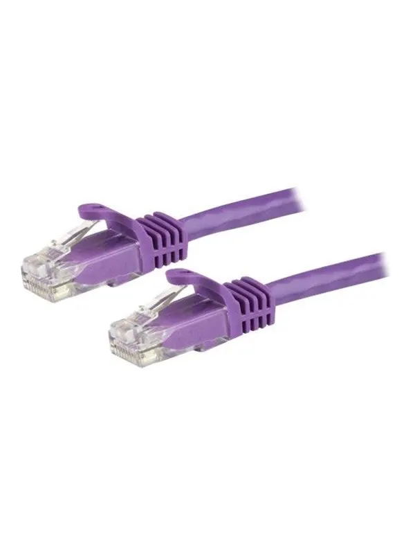 StarTech.com Purple Cat6 / Cat 6 Snagless Ethernet Patch Cable 3 m - network cable - 3 m - purple - Lila - 3m