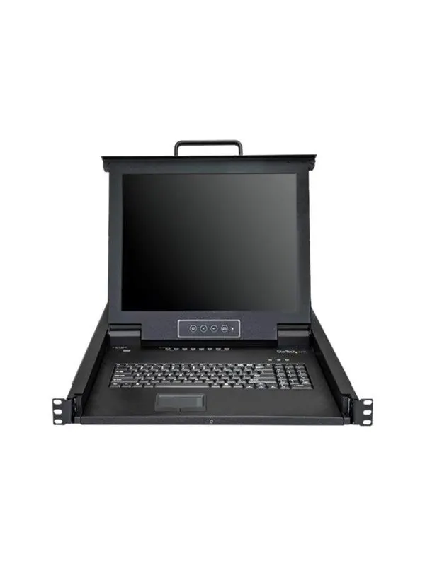 17" StarTech.com Rackmount KVM Console - 8 Ports with 17" LCD Monitor - KVM console - 17"