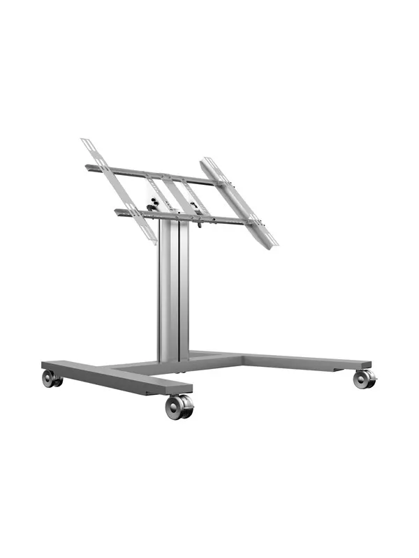Multibrackets M Public Display Stand 80 HD Wheelbase Single Silver - Max 60 kg - recommended for 55"
