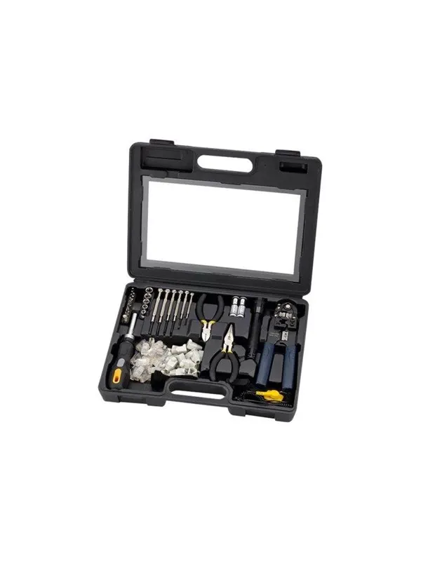 Deltaco Sprotek STK-985 Tool kit for computers and network cables black