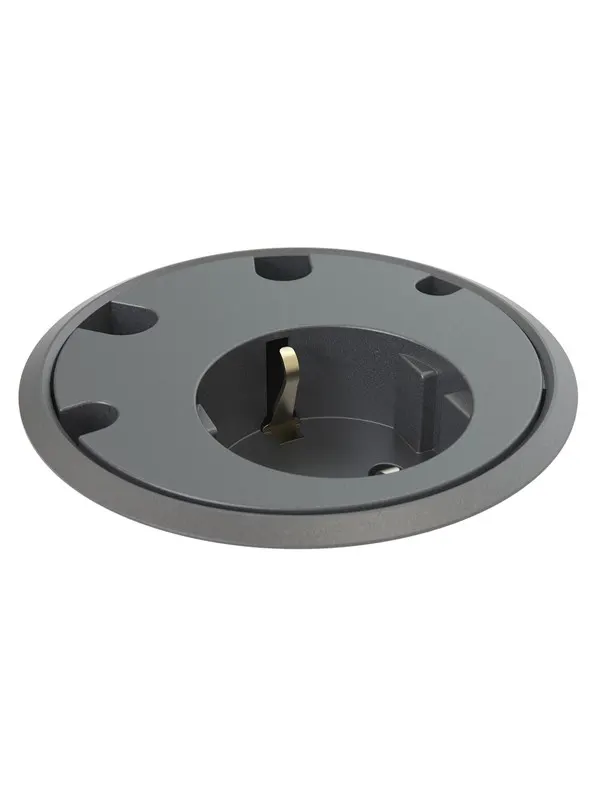 Forming Function Powerdot 11 | 1 socket type F | 4 cable grommet | adjustable height | black (Previous PartID 935-PD11)