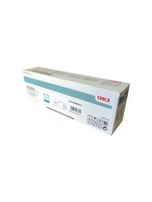 OKI - cyan - original - tonerpatron (alternativ til: 46490623)