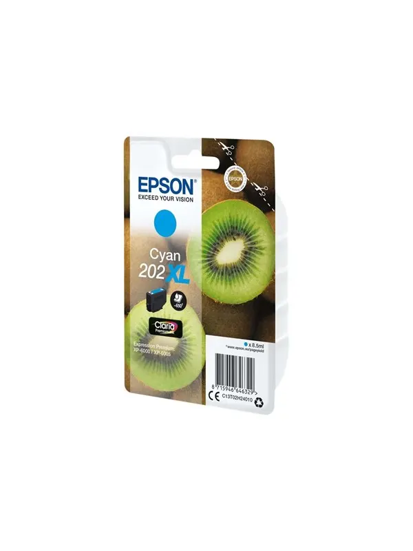 Epson 202XL - høj kapacitet - cyan - original