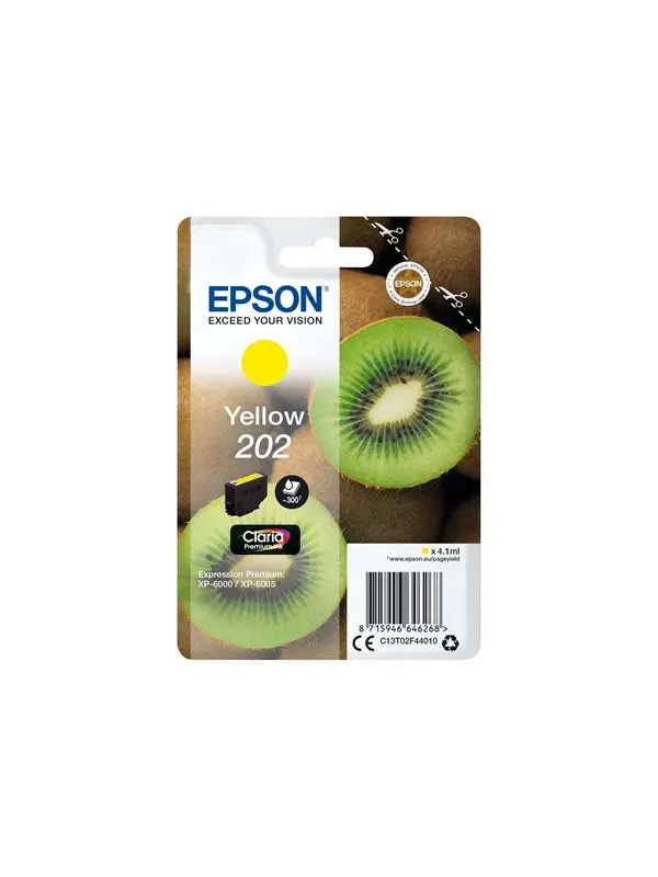 Epson 202 - gul - original - blækpatron