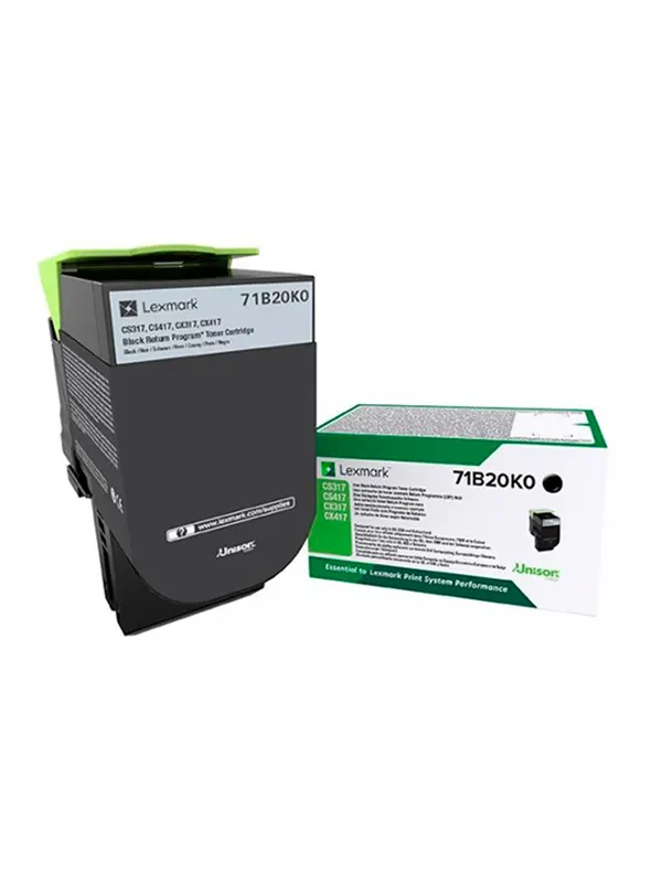 Lexmark 71B20K0 / Black Return Program Toner