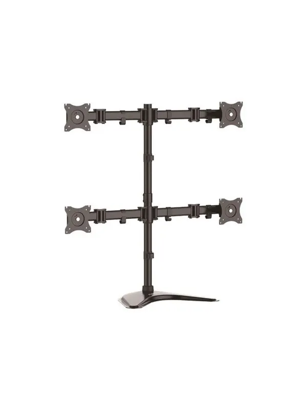 StarTech.com Quad Monitor Stand - Steel - For VESA Mount Monitors up to 27"