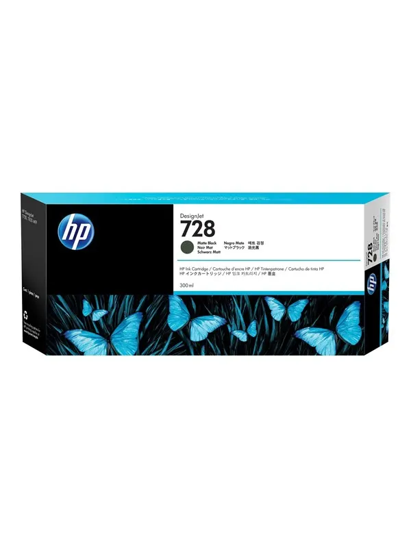 HP 728 / F9J68A Matte Black Ink
