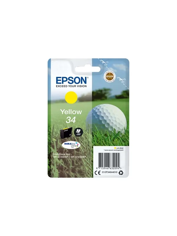 Epson 34 - gul - original - blækpatron