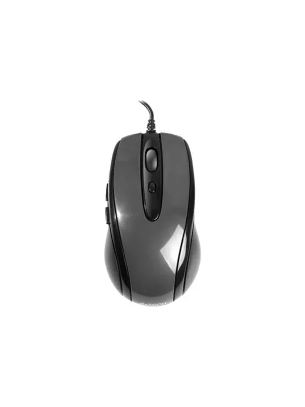 A4Tech V-Track N-708X - mus - USB - grå - Mouse - Optic - 6 knappar - Grå