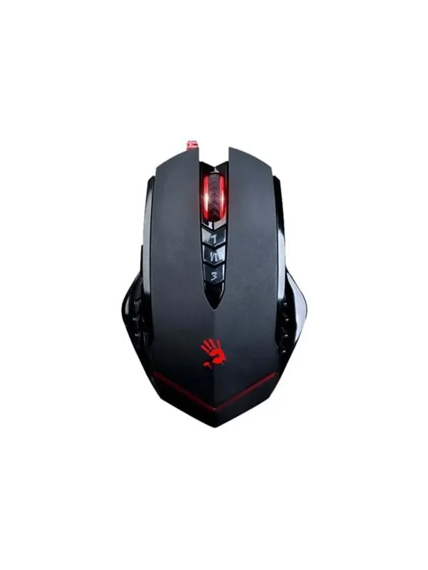 A4Tech Bloody V8m - mus - Mouse - Optic - 8 knappar - Röd