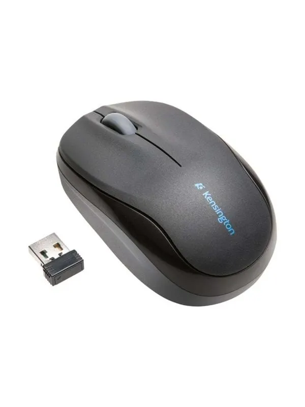 Kensington Mus ProFit™ mobil, trådlös - Mouse - Laser - 2 knappar - Svart