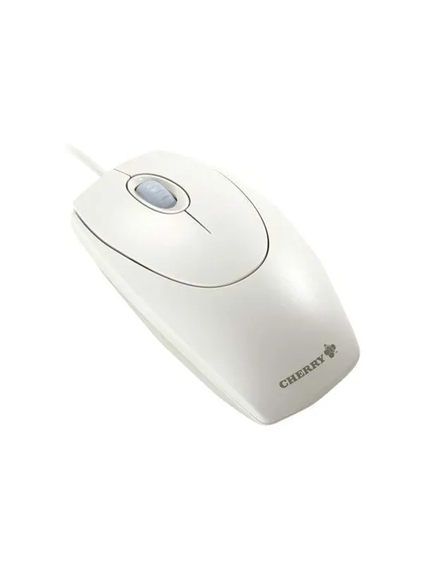 Cherry WheelMouse M-5400 - mus - Mouse - Optic - 3 knappar - Vit