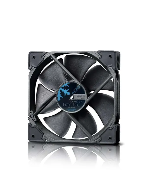 Fractal Design Venturi Series lådfläkt - Chassi fläkt - 120mm - Svart - 31 dBA