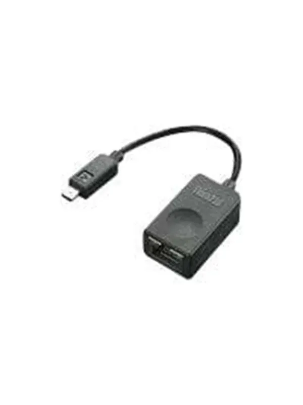Lenovo ThinkPad Ethernet Expansion Cable - nätv - Svart - 0.1m