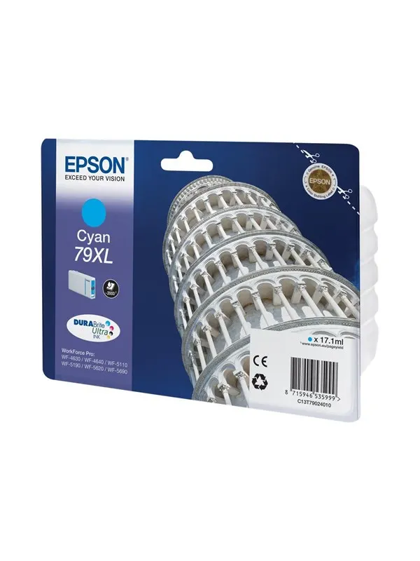 Epson 79XL - Cyan Ink (T7902) - Bläckpatron Blå
