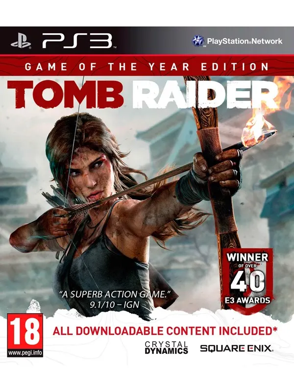 Tomb Raider - Game of the Year Edition - Sony PlayStation 3 - Action / äventyr