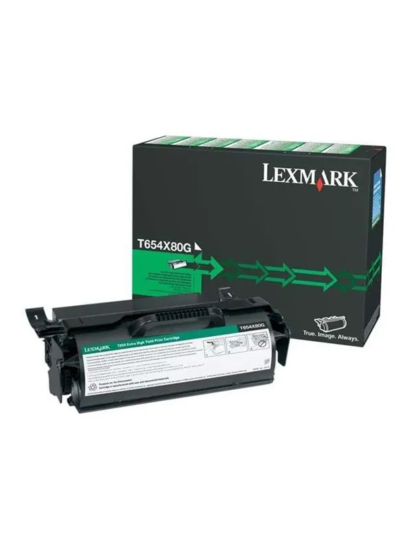 Lexmark T654X80G Black Toner - Tonerkassett Svart