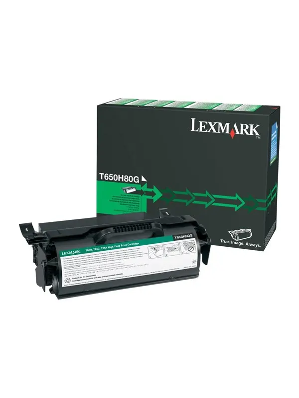 Lexmark T650H80G / High Capacity Black Toner - Tonerkassett Svart