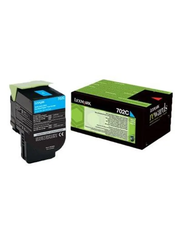 Lexmark 70C20C0 - Cyan Toner - Tonerkassett Blå