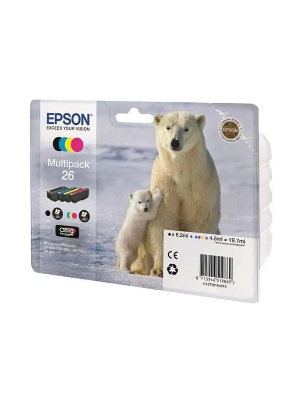 Epson 26 Ink Cartridge Multi - CMYK - Bläckpatron Blå