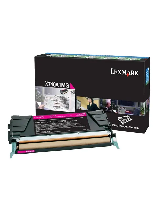 Lexmark X746A1MG - Magenta toner - Tonerkassett Magenta