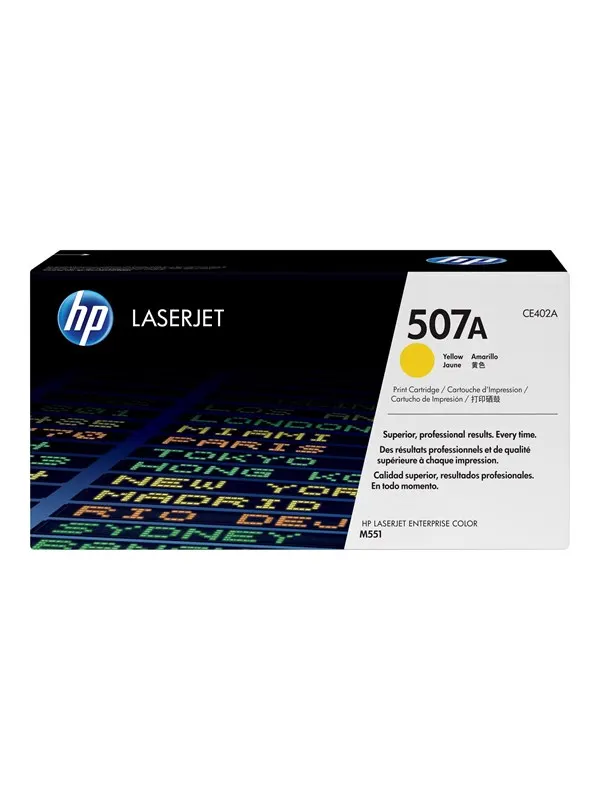 HP 507A / CE402A Yellow Toner - Tonerkassett Yellow