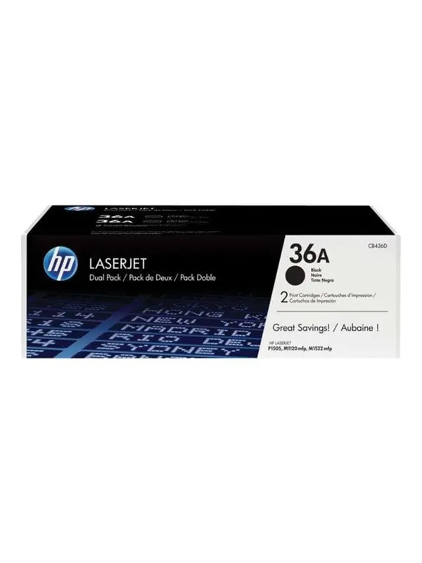HP 36AD / CB436AD - Black Laser Toner - Tonerkassett Svart