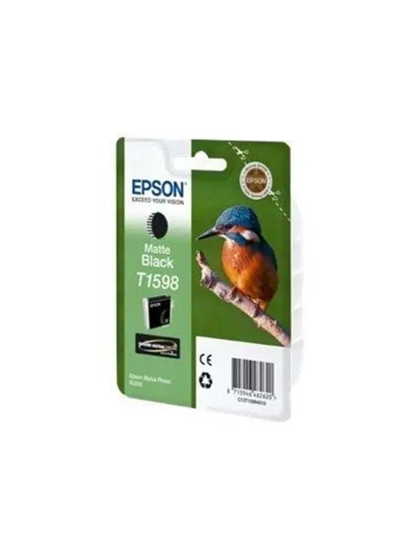 Epson T1598 Ink Cartridge - Matt Black - Bläckpatron Mattsvart