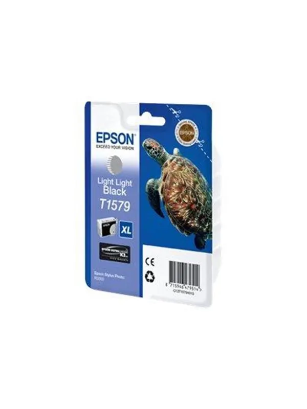 Epson T1579 Ink Cartridge - Light Black - Bläckpatron Mycket ljus svart