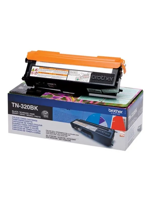 Brother TN320BK / TN 320BK Black Toner - Tonerkassett Svart