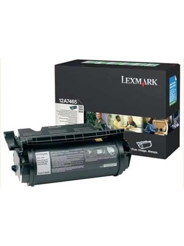 Lexmark 12A7610 Toner Black - Tonerkassett Svart