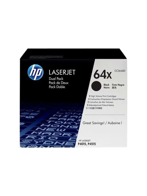 HP 64XD / CC364XD - Black Laser Toner - Tonerkassett Svart