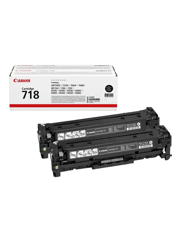 Canon CRG 718 / 2662B002 Black Twinpack