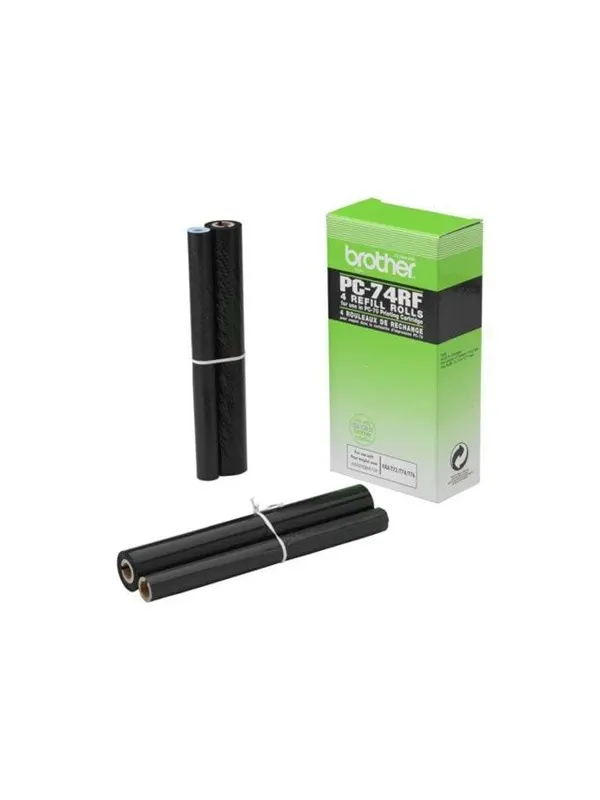 Brother PC74RF - Thermo Transfer Roll - Skriv band Svart