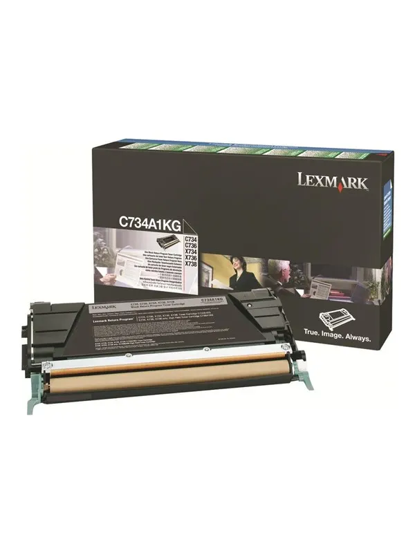Lexmark C734A1KG Black Toner - Tonerkassett Svart