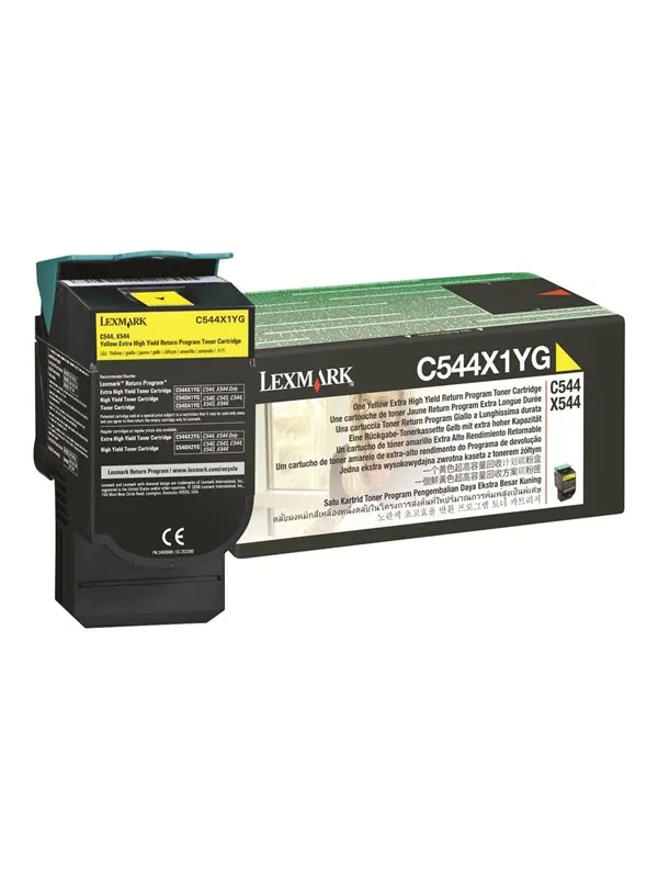 Lexmark C544X1YG Yellow Toner - Tonerkassett Yellow