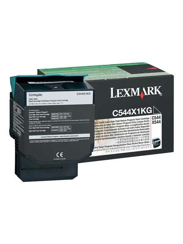 Lexmark C544X1KG Toner Black - Tonerkassett Svart