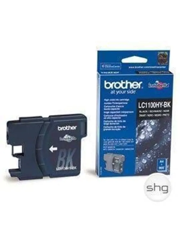 Brother LC 1100HYBK Black - Bläckpatron Svart