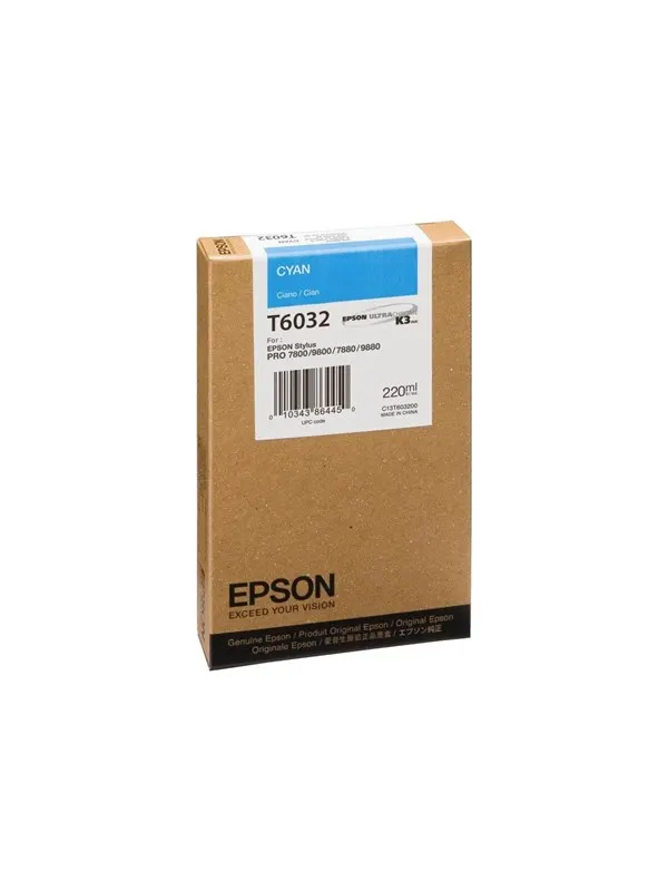 Epson T6032 Cyan Ink - Bläckpatron Blå