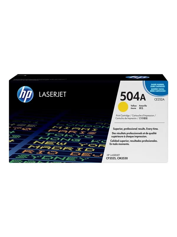 HP 504A / CE252A Yellow Toner - Tonerkassett Yellow