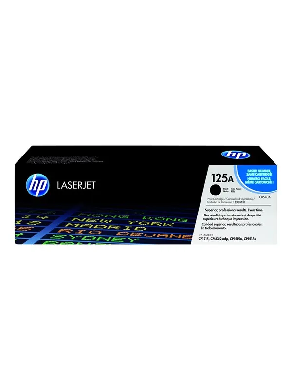 HP 125A / CB540A Black Toner - Tonerkassett Svart