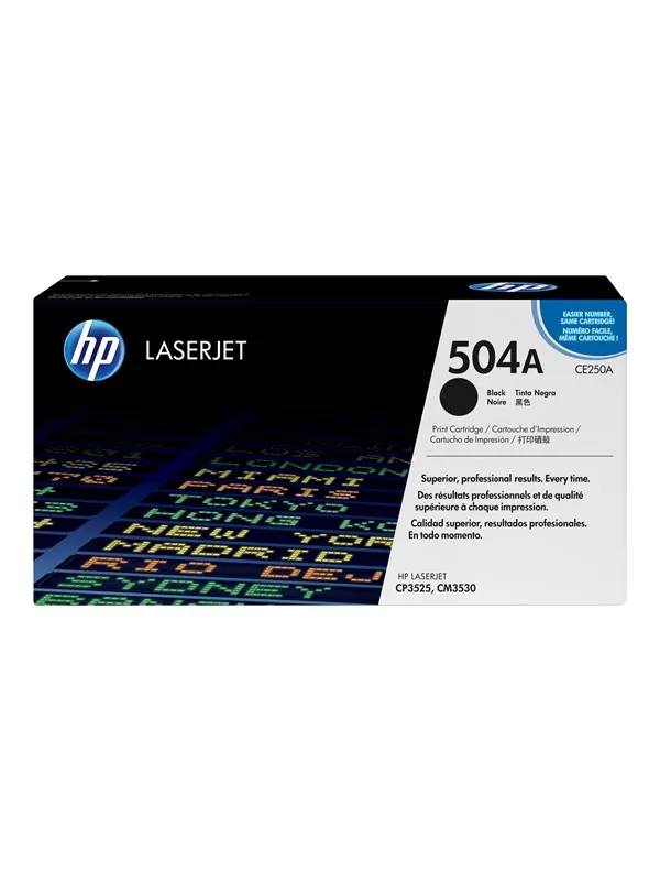 HP 504A / CE250A Black Toner